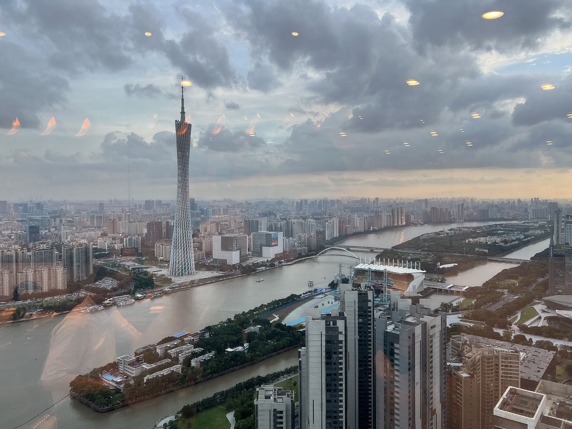 Canton Tower View from a Tall Building