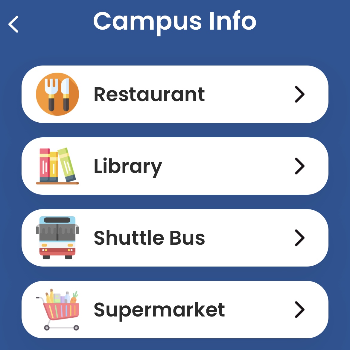 New USThing App (Campus Info Screen)